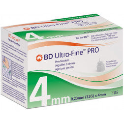 BD ULTRA-FINE PRO Pen-Nadeln 4 mm